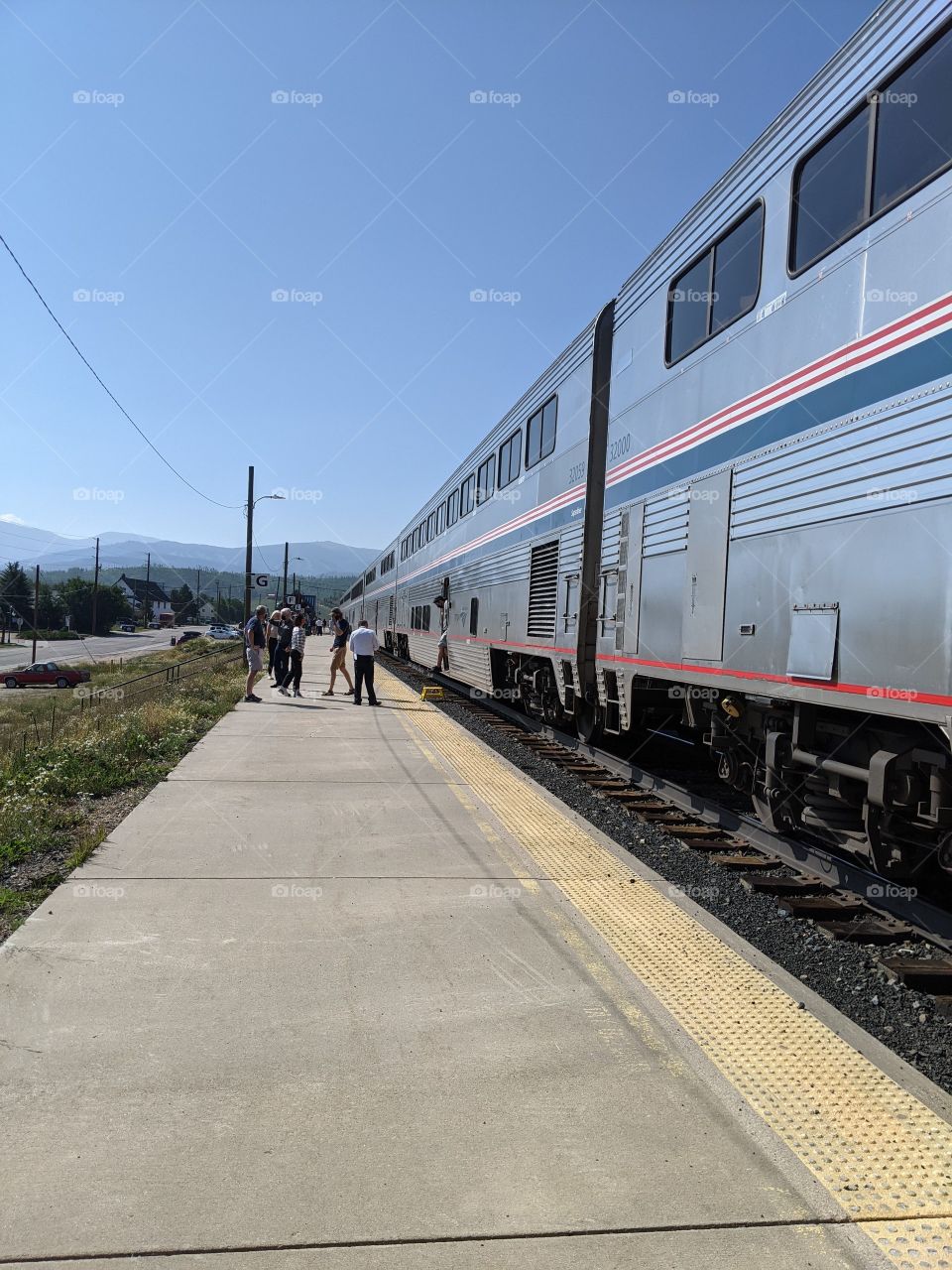 Amtrak Zephyr train