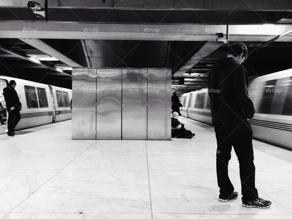 People at Subway Station