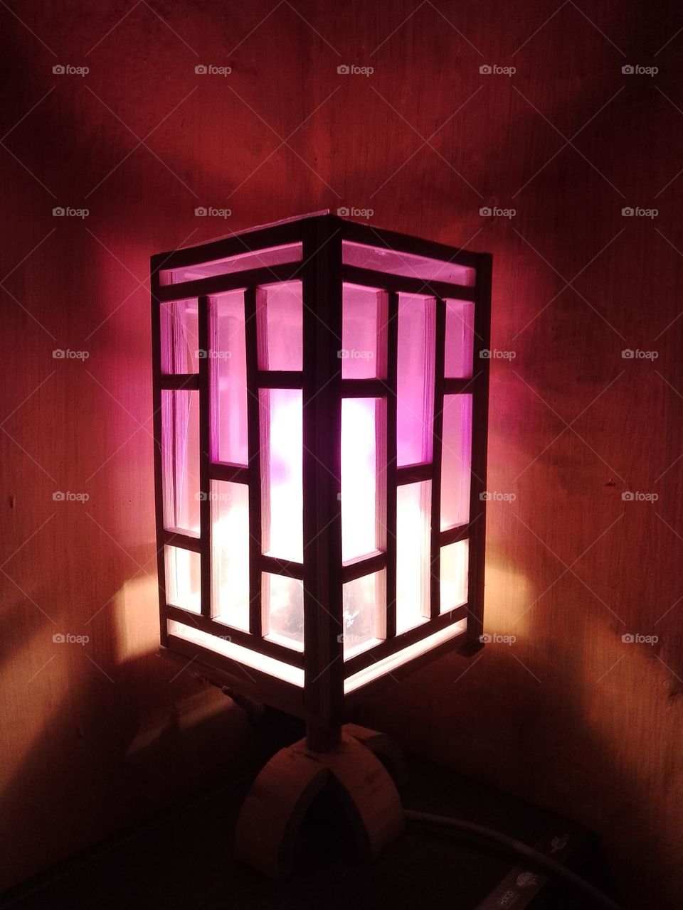 decorative lamp from bamboo