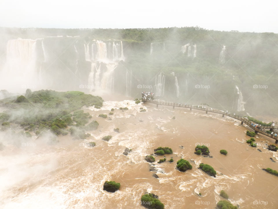 Water fall Foz do Iguaçu Brazil