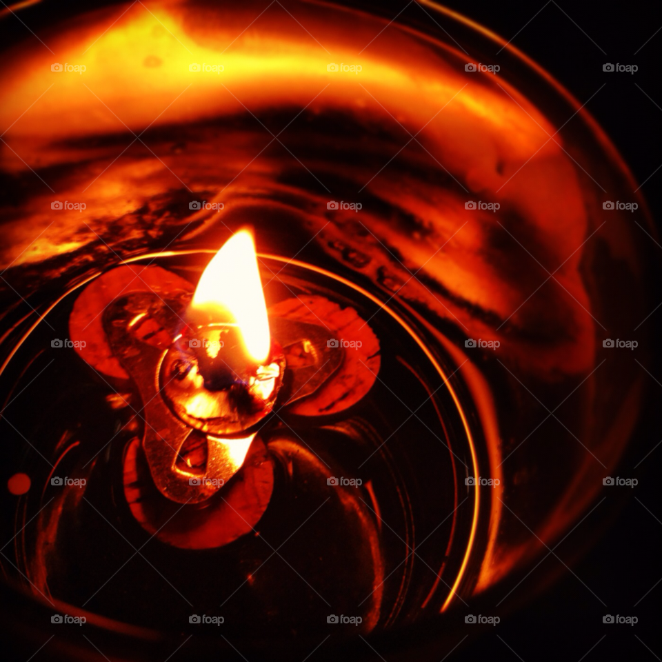 cup red glass christmas by liquideyes