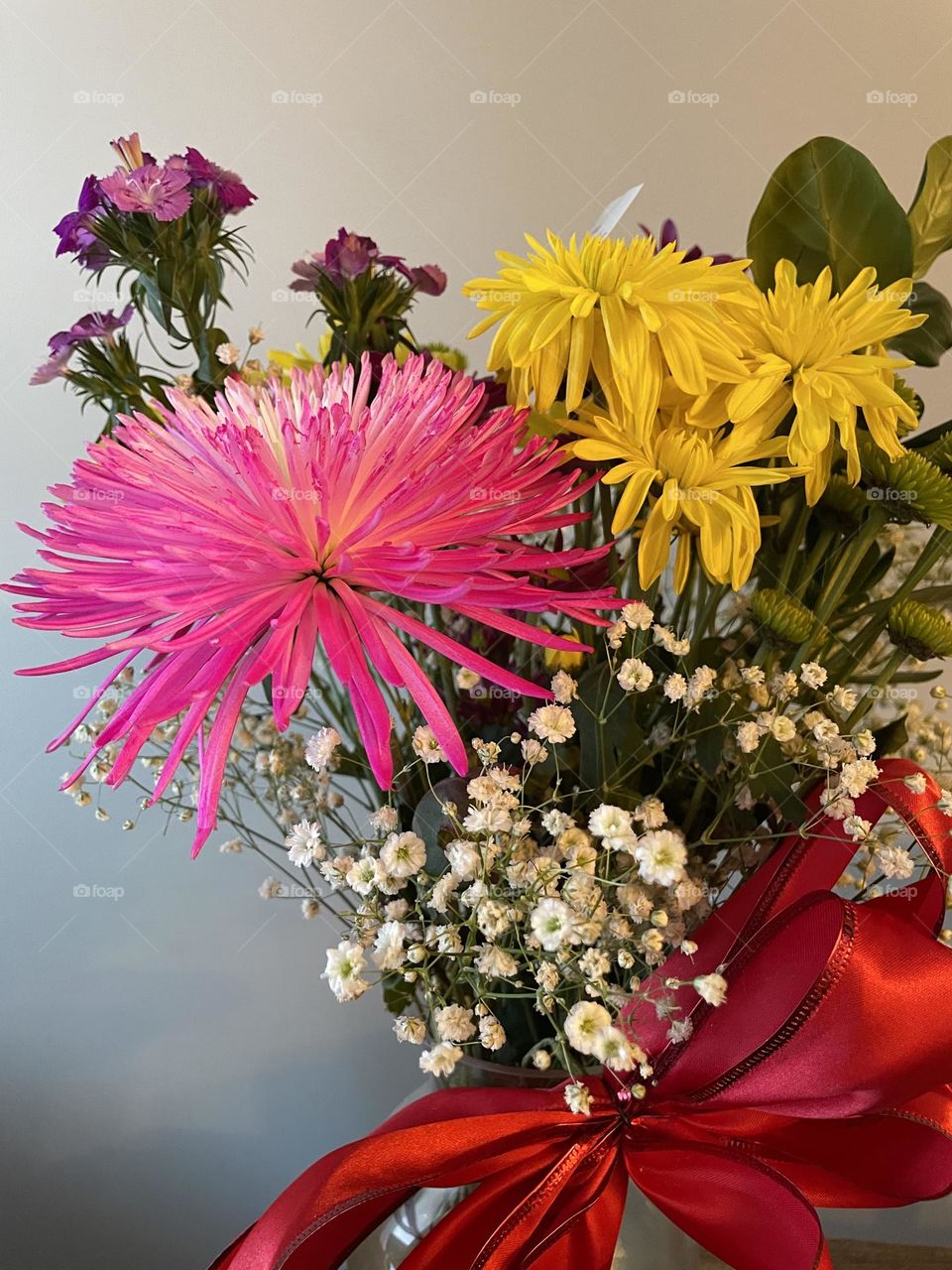 A bouquet of happy flowers, colourful, bright, make me happy and smiling 