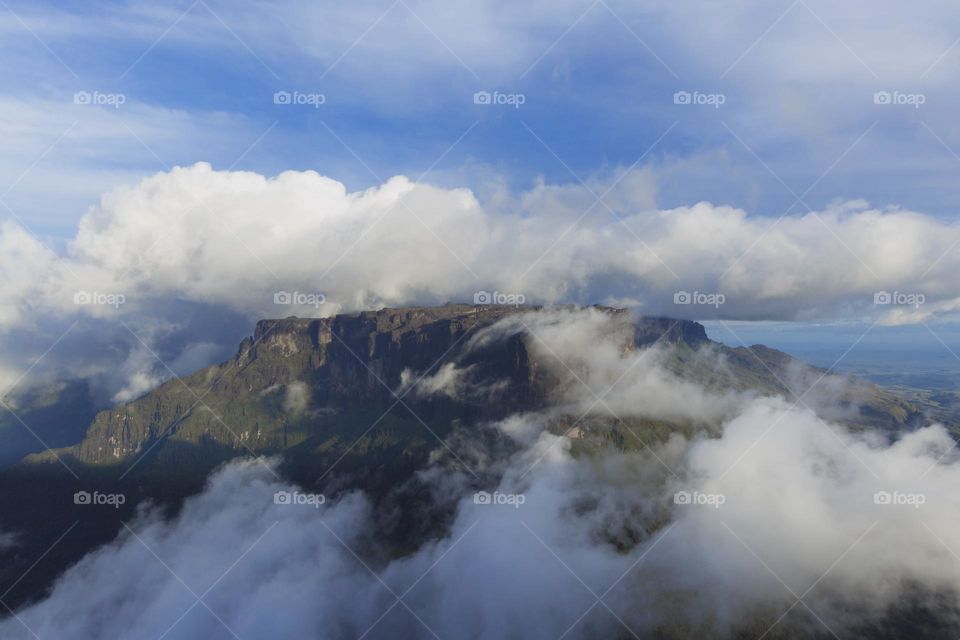 Clouds - Mountain and clouds.