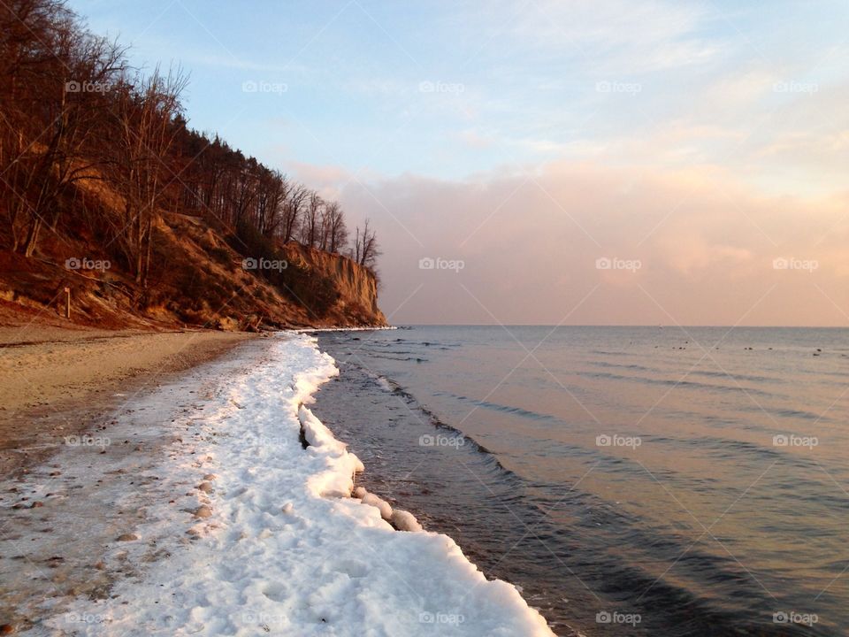 Water, No Person, Landscape, Sunset, Beach