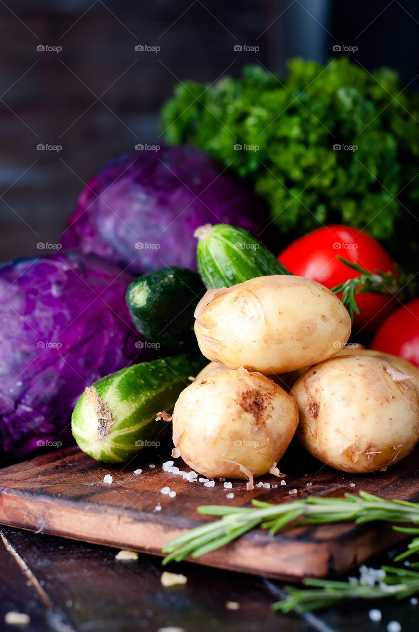 ingredient for baked vegetables