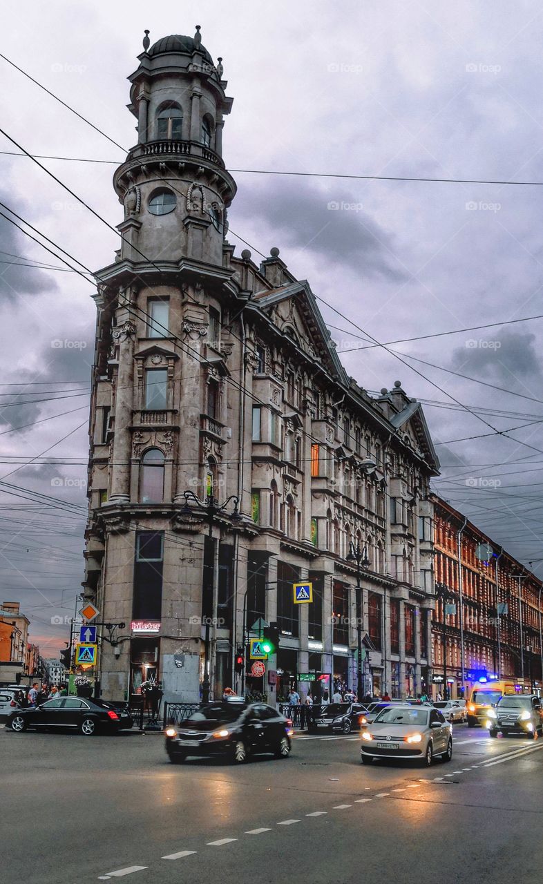 House with five corners. Saint-Petersburg