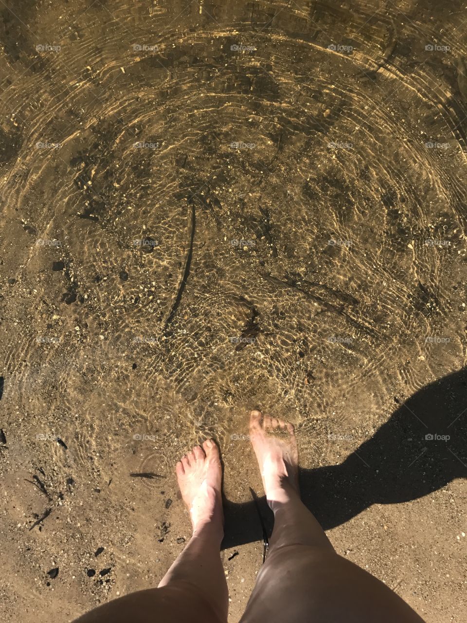 Put your feet in the water