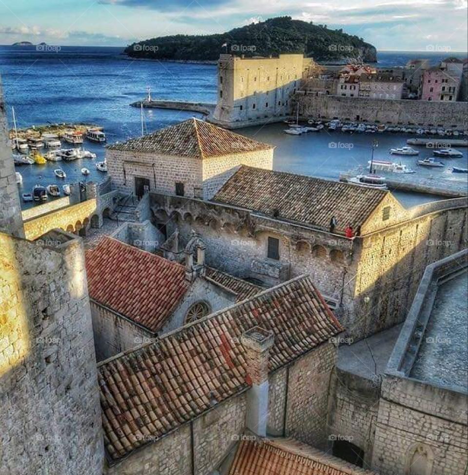 Dubrovnik city from Croatia