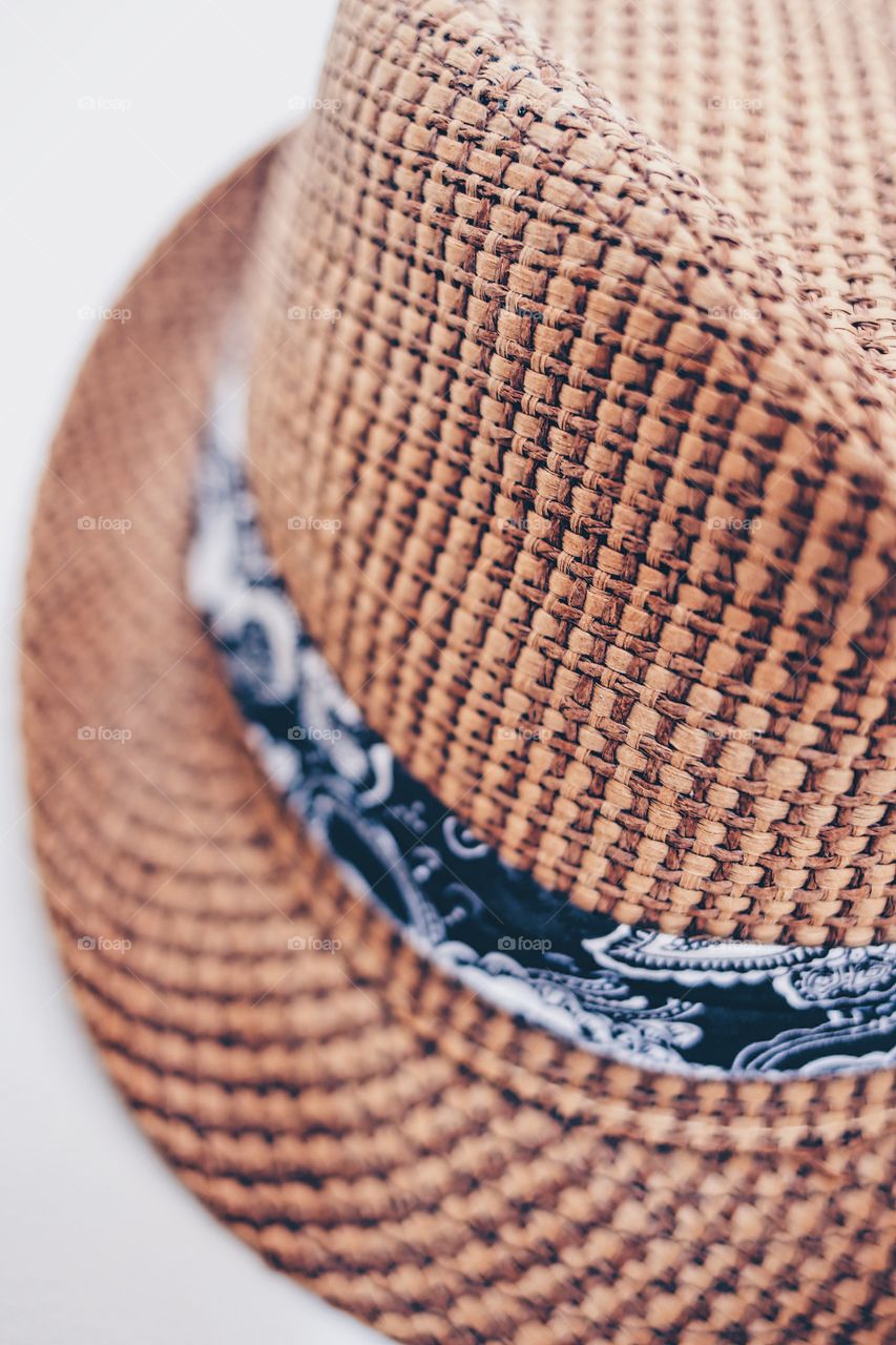 Close-up of a hat