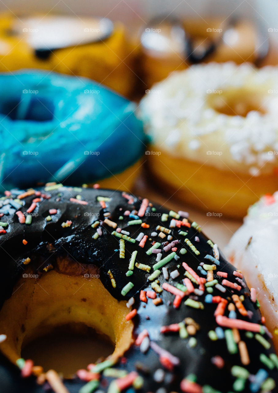 Close-up of donut