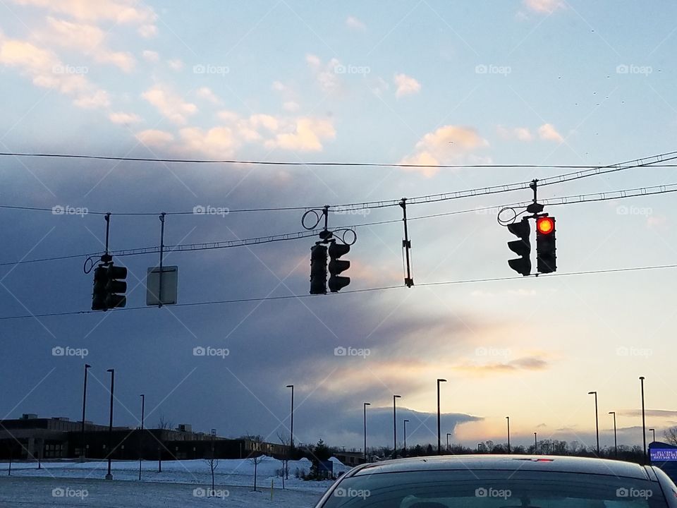 stoplight silhouette