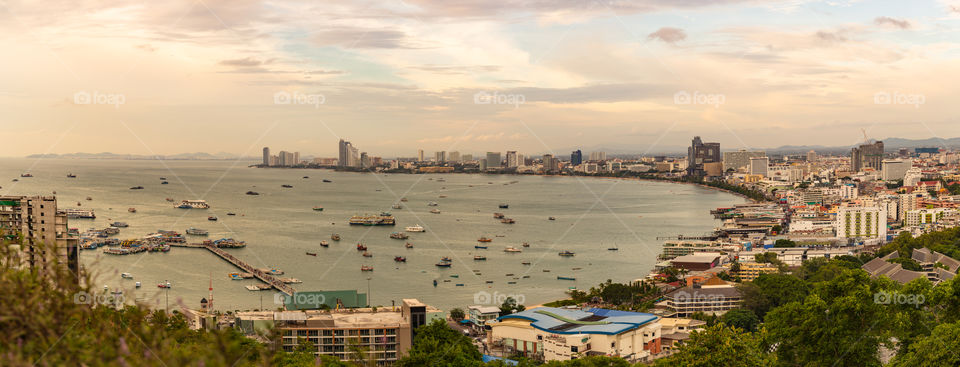 Sea port in Thailand 