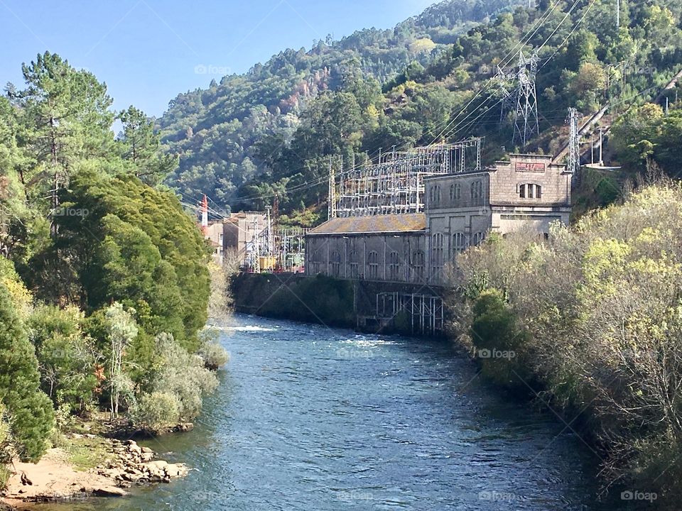 Abandoned hydroelectric power station 