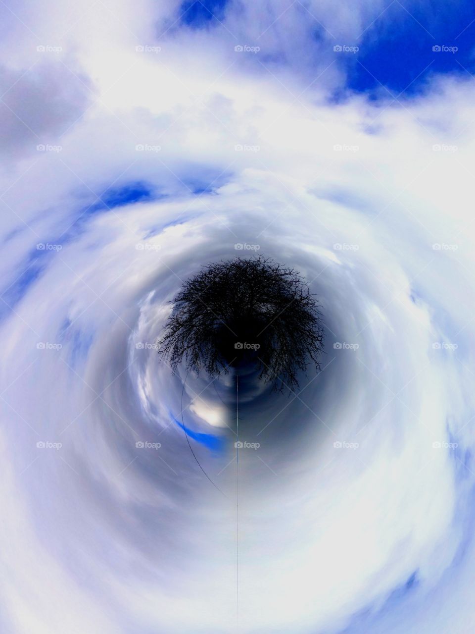 earth in the clouds tiny planet.