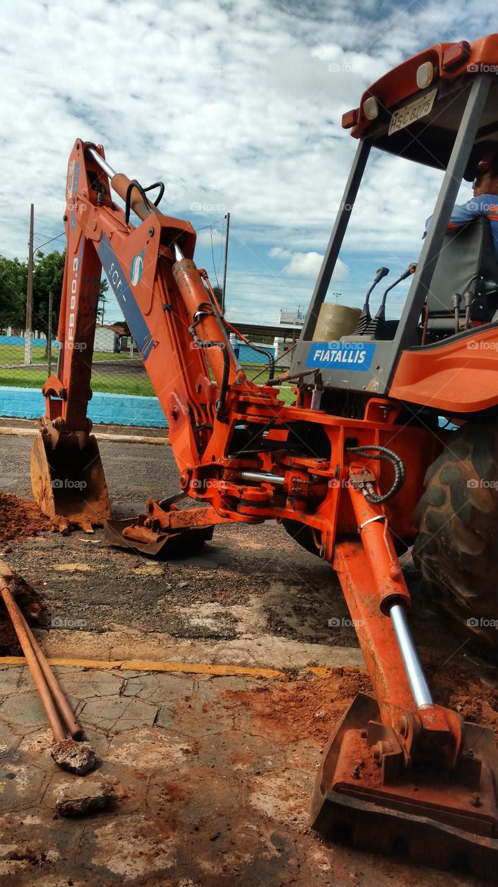 Retro Escavadeira.