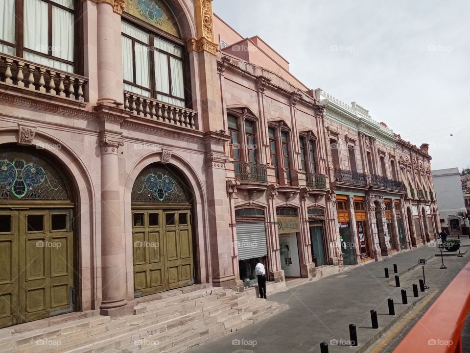 Colonial street in Zacatecas