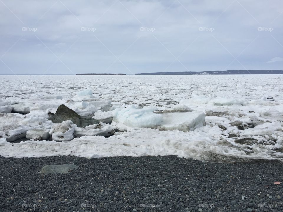 Ice of Topsail Beach