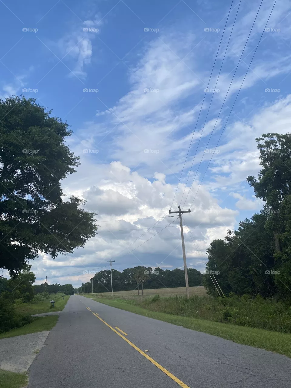 A country road to walk 