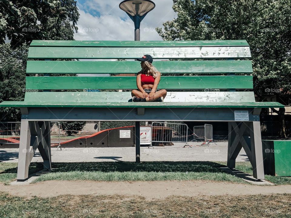 •big bench green•