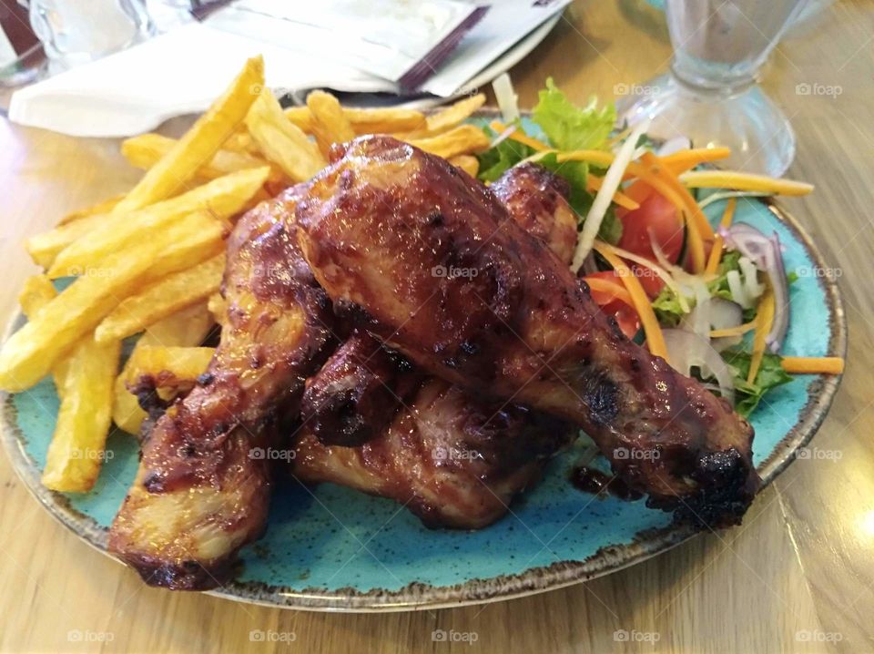 I enjoyed this crispy thighs at Karen Waterfront Mall