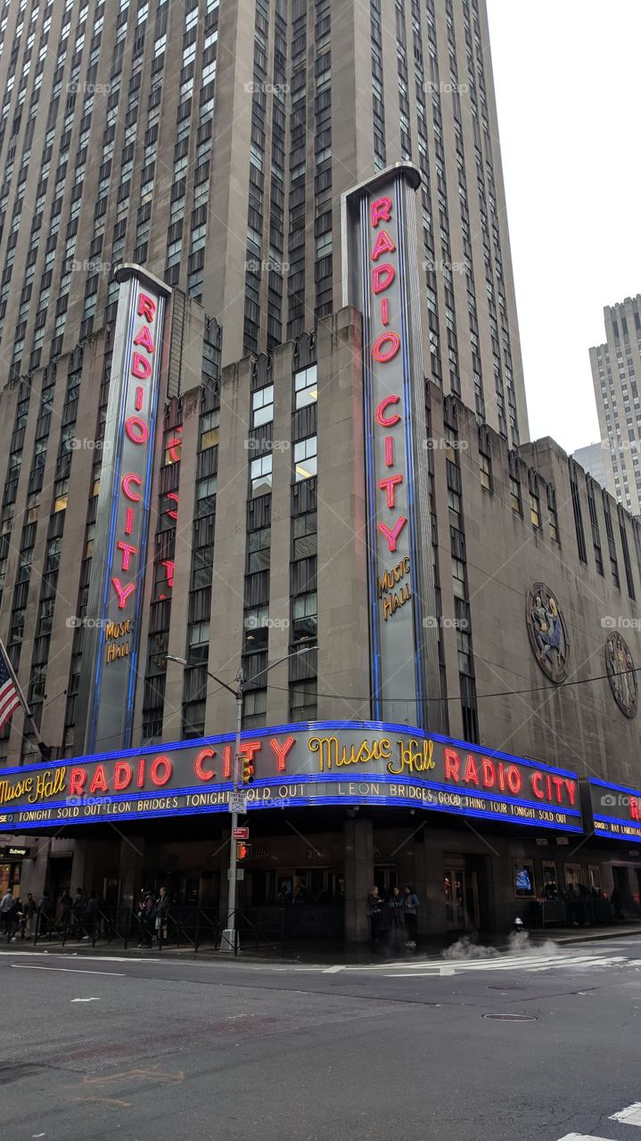The Famous Radio City Music Hall, NYC