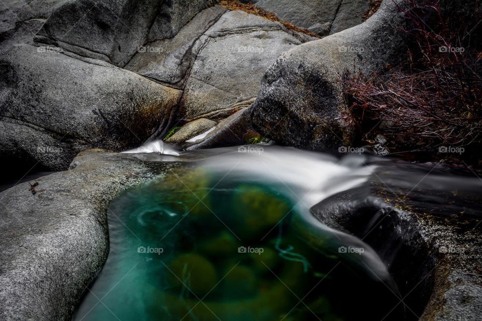 Flowing Yosemite water