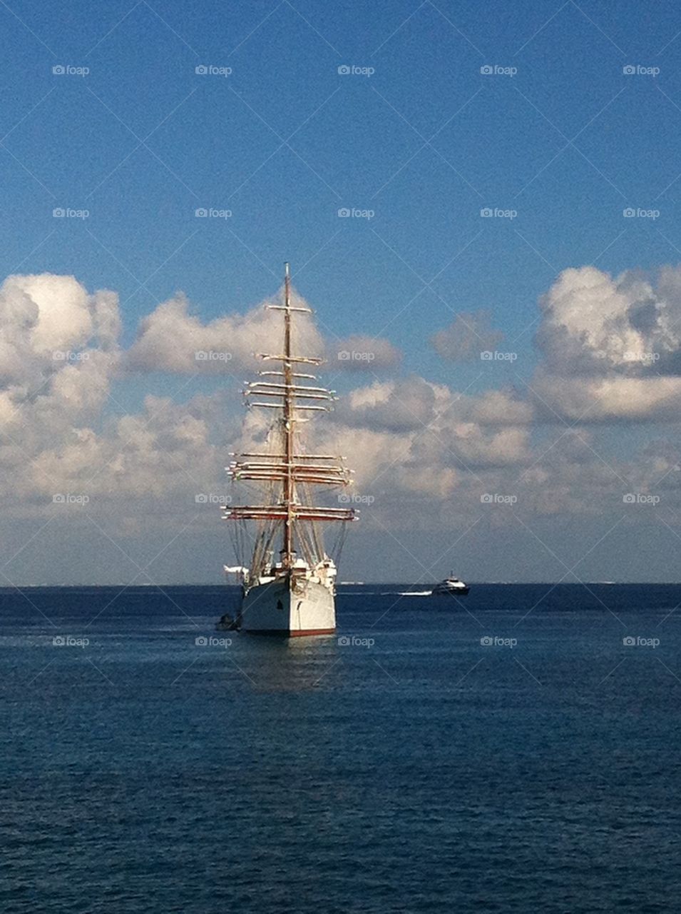 Sailboat in Cozumel