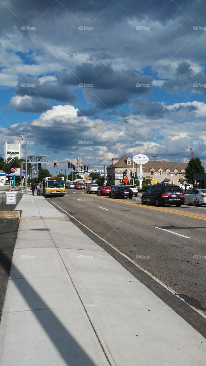 summer. sky
 traffic