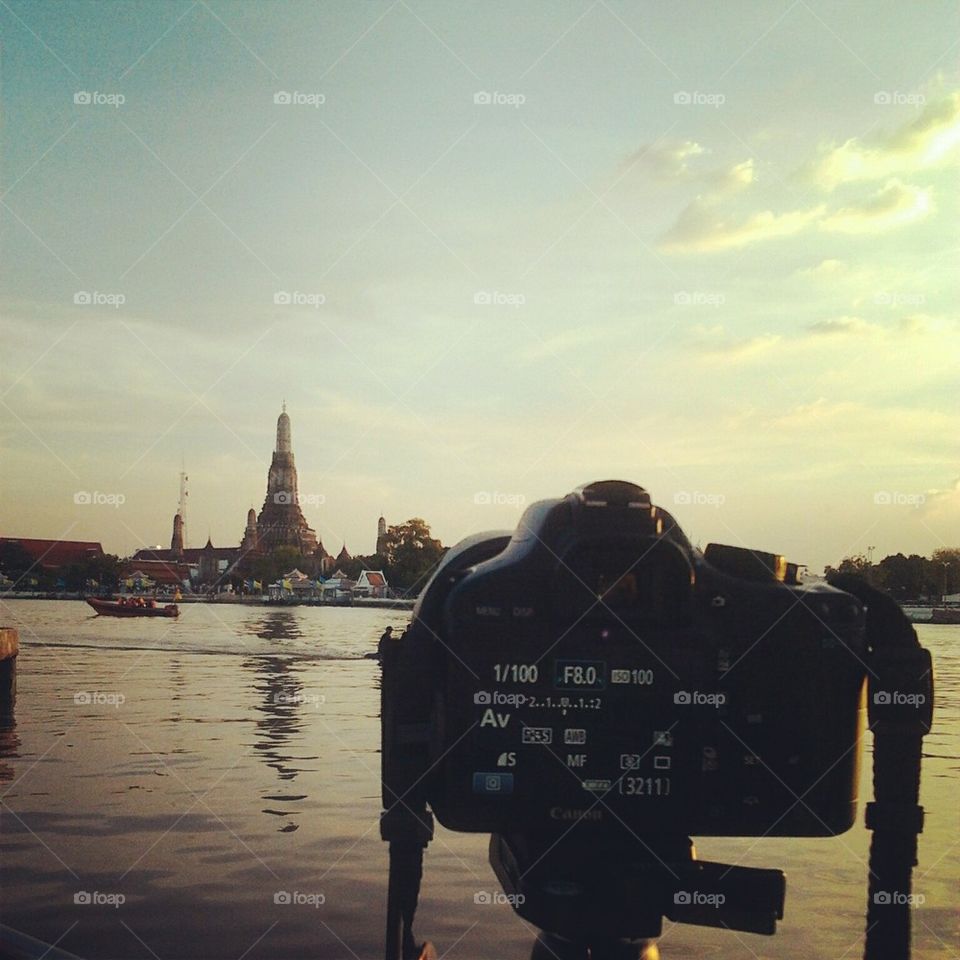 Wat Arun and my camera