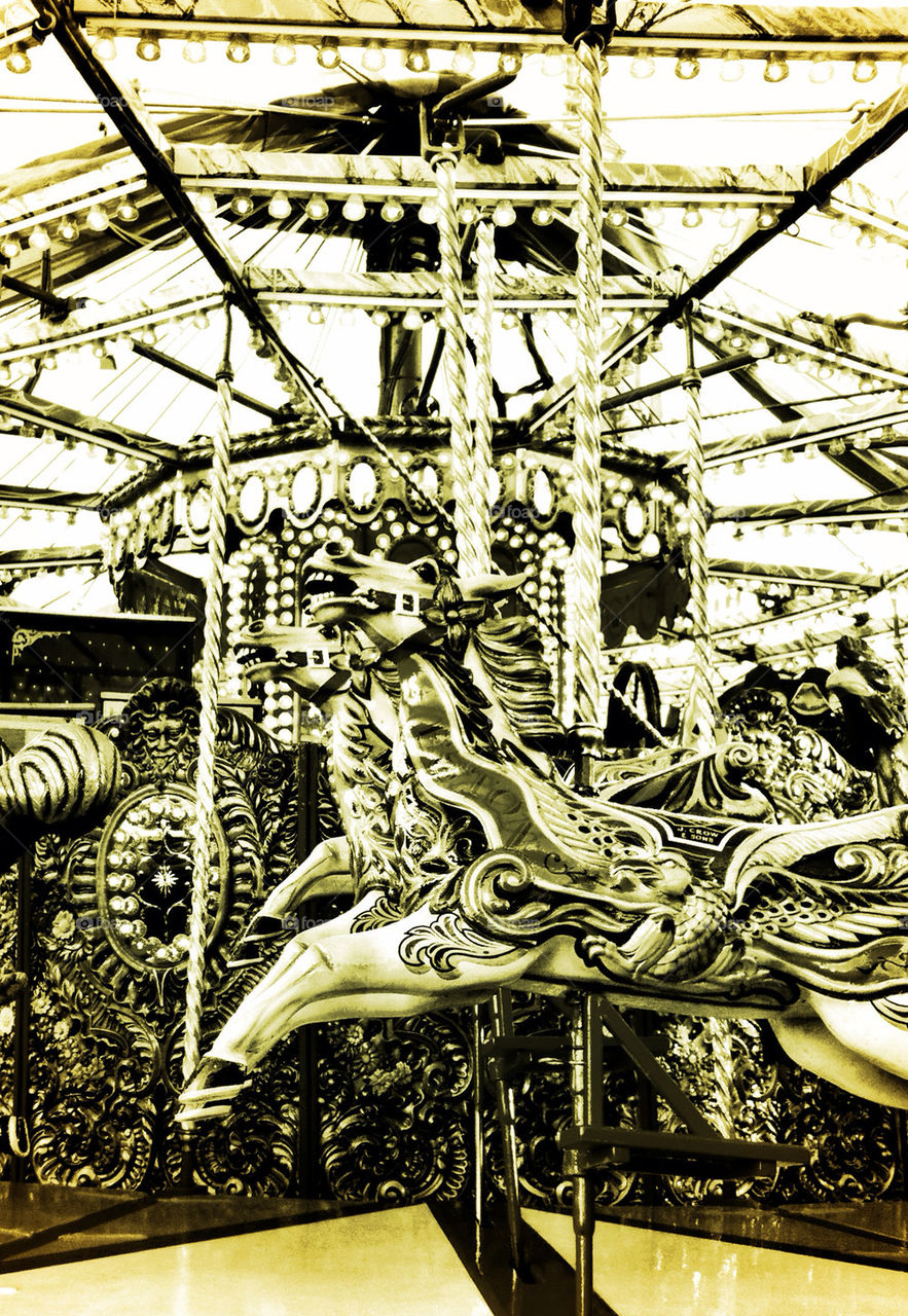 carousel antique merry go round by emmam