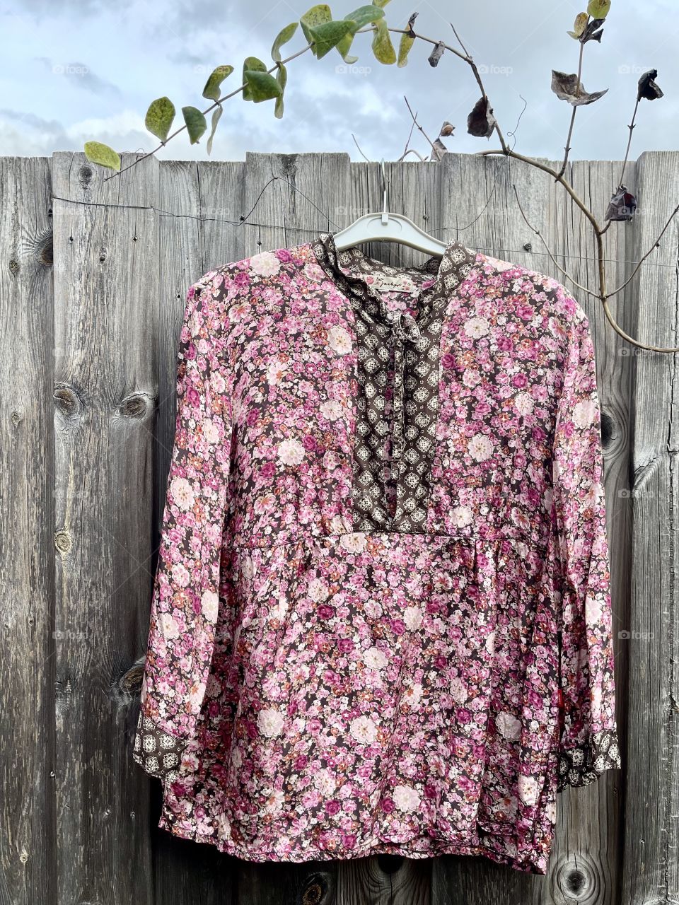 pretty flower power blouse