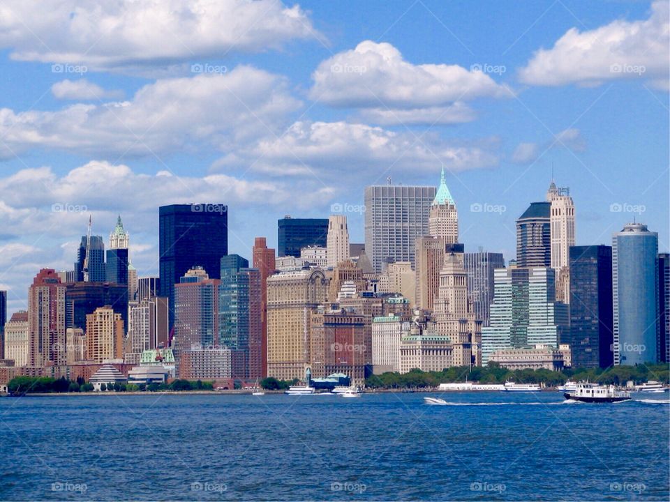 Panoramic view of NYC, USA