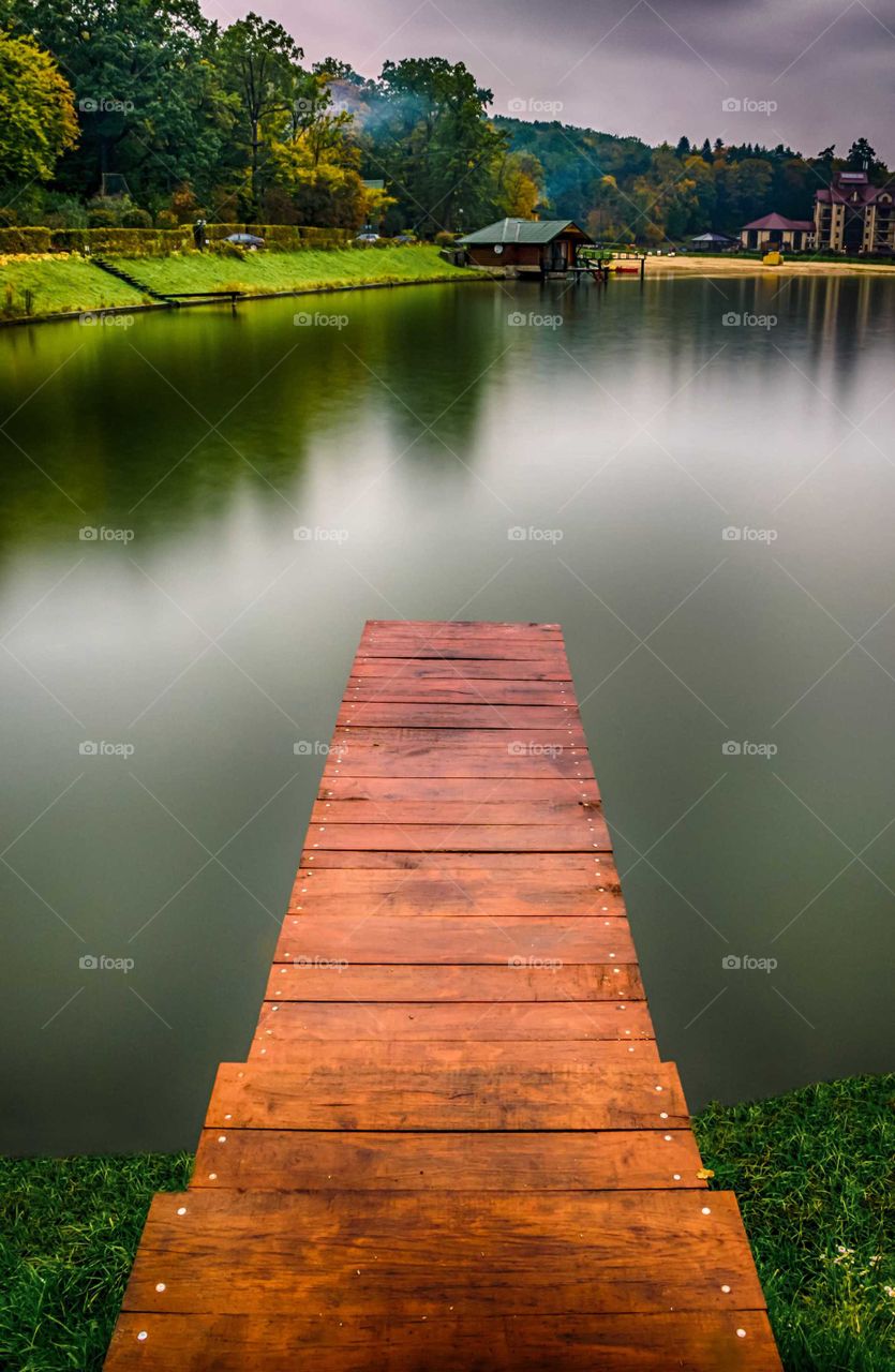 lake on the long exposure