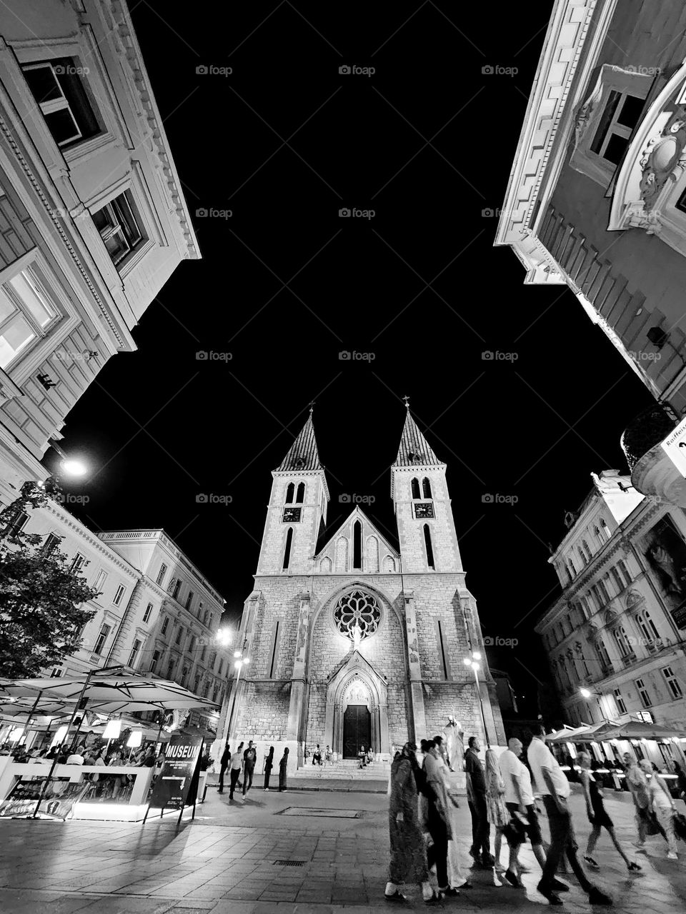 sometimes I see the Sarajevo Cathedral like this