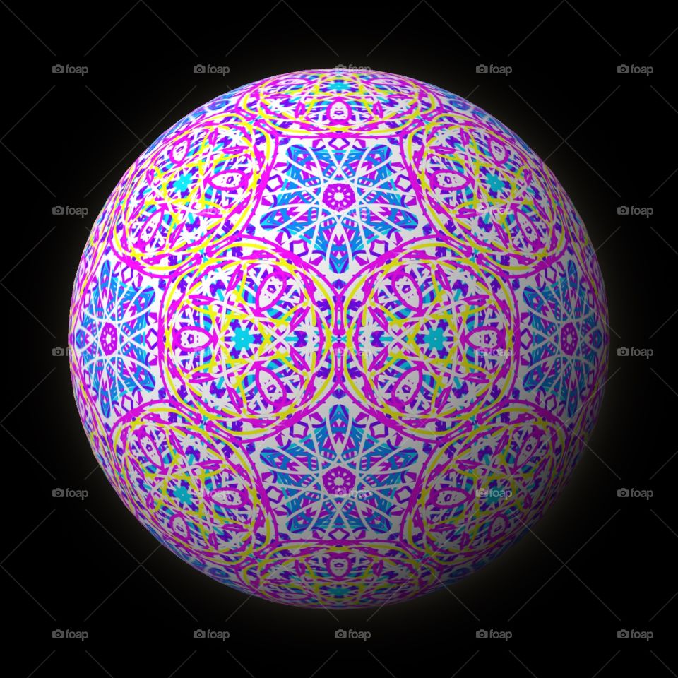 Colorful Pattern ball-shaped