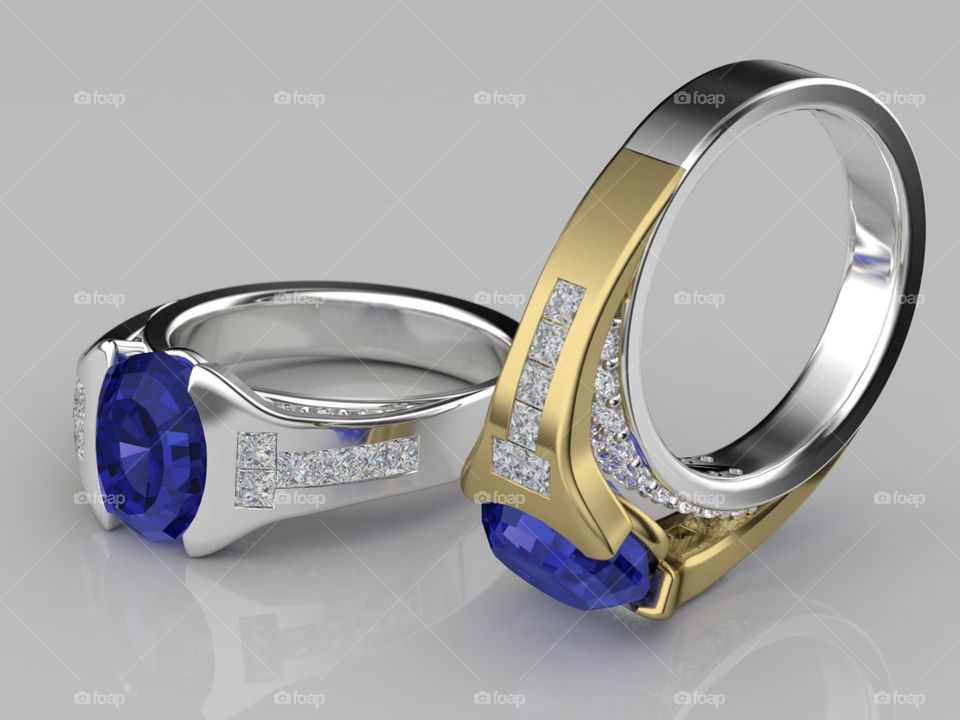 Tanzanite & Diamond Rings