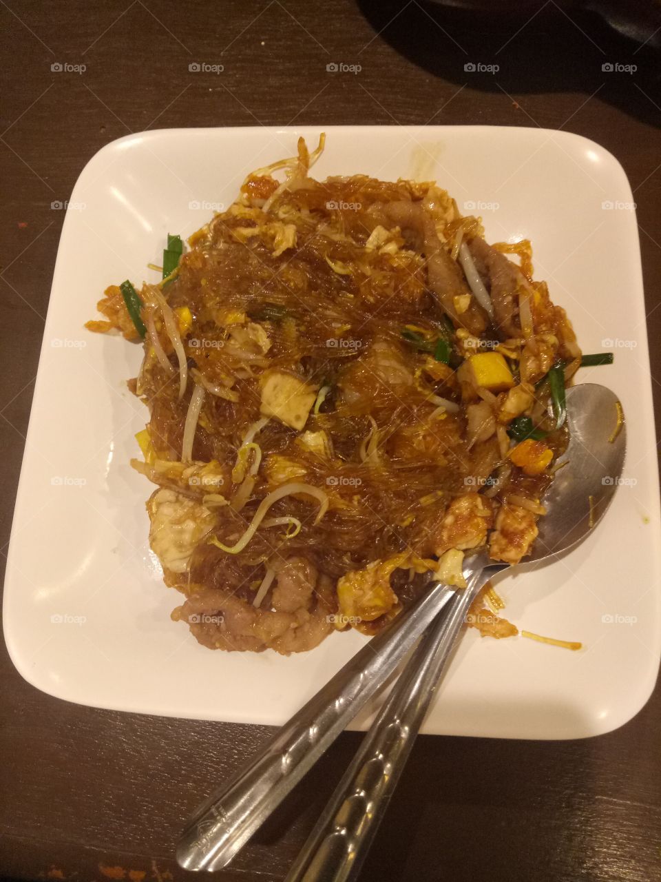 glass noodle pad thai