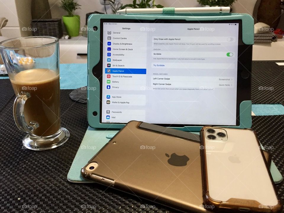 iPads and iPhone devices 