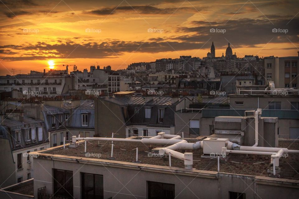 Sunrise in Paris 