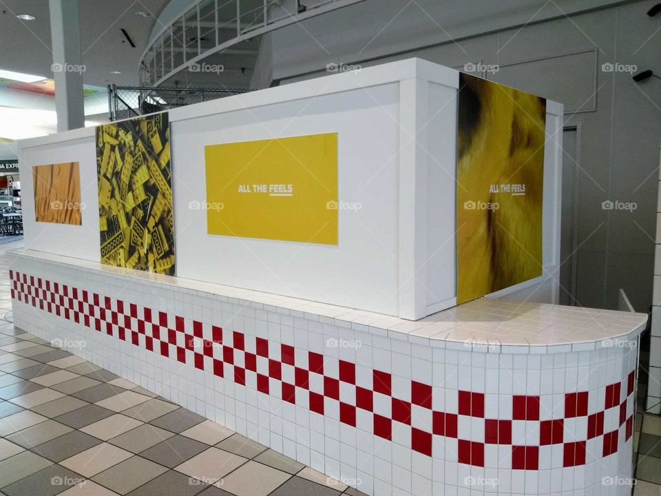 empty food court stall