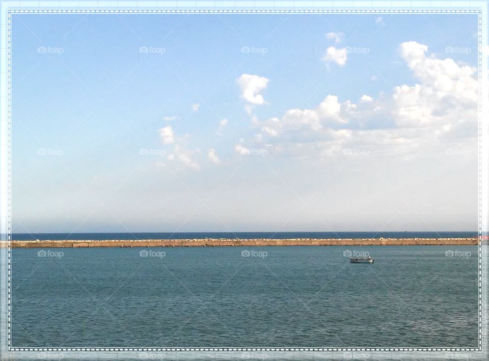 Fisherman. Harbor, Formia, Italy.