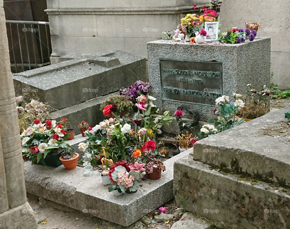 Jim Morrison's grave site