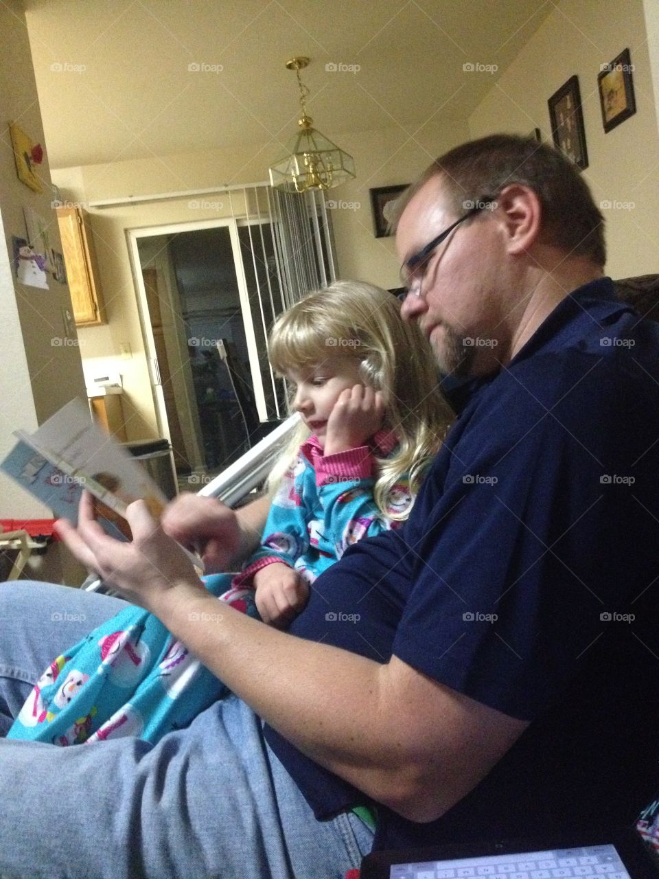 Story time with daddy 
