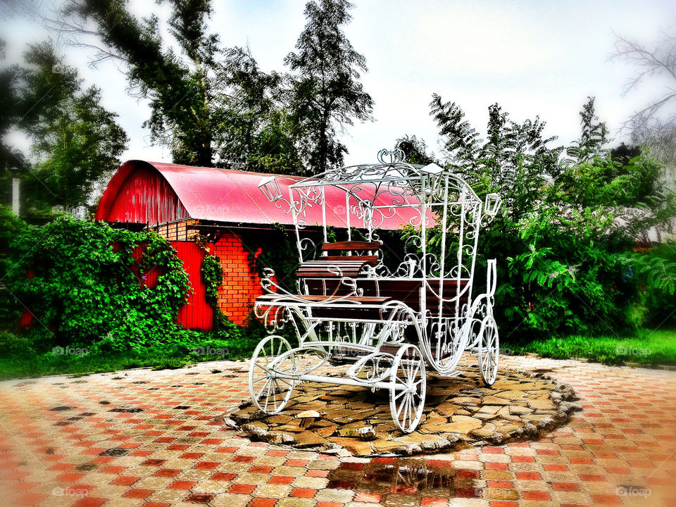 park sculpture metal view by penguincody