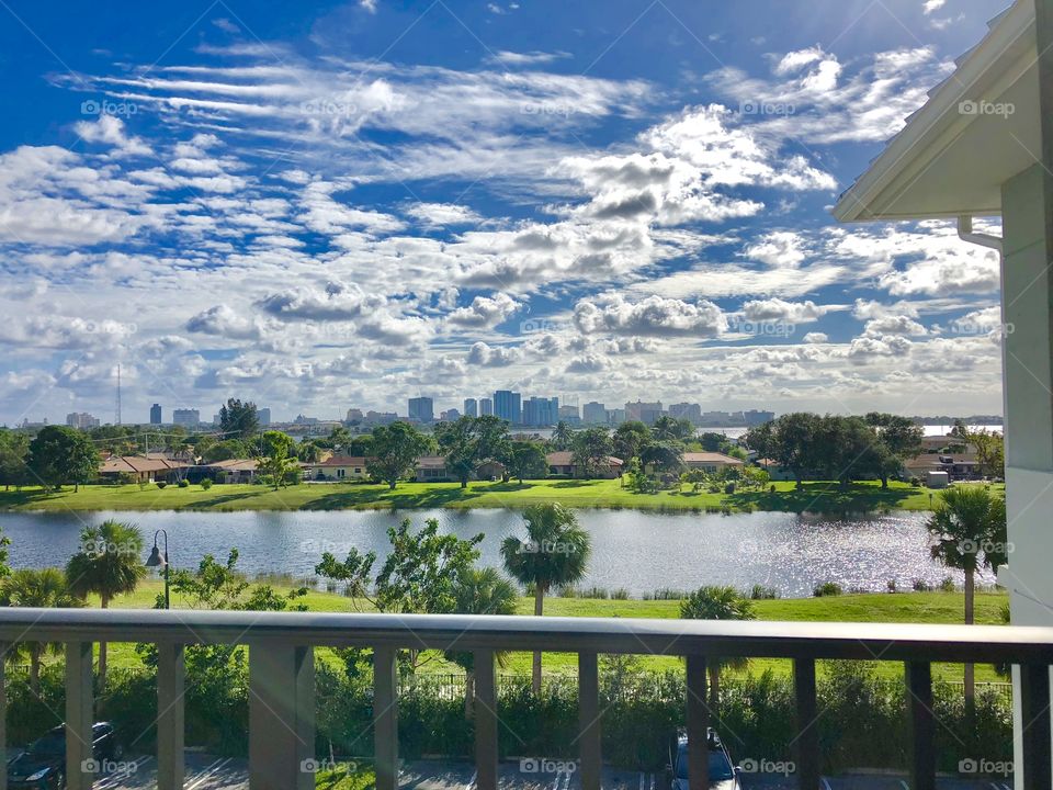 West Palm Beach balcony view 