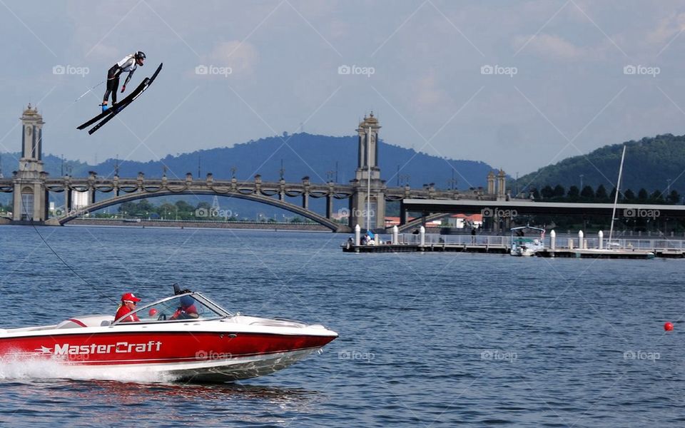 World Cup water ski competiton at Putrajaya 