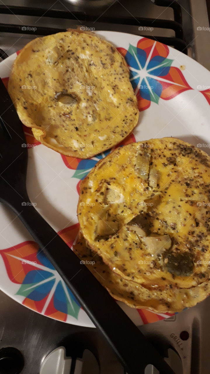 omelete com legumes saudável