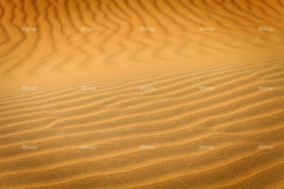 Close-up of ripples in sand