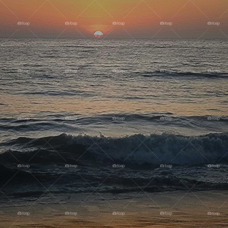 sun falling to sleep!!