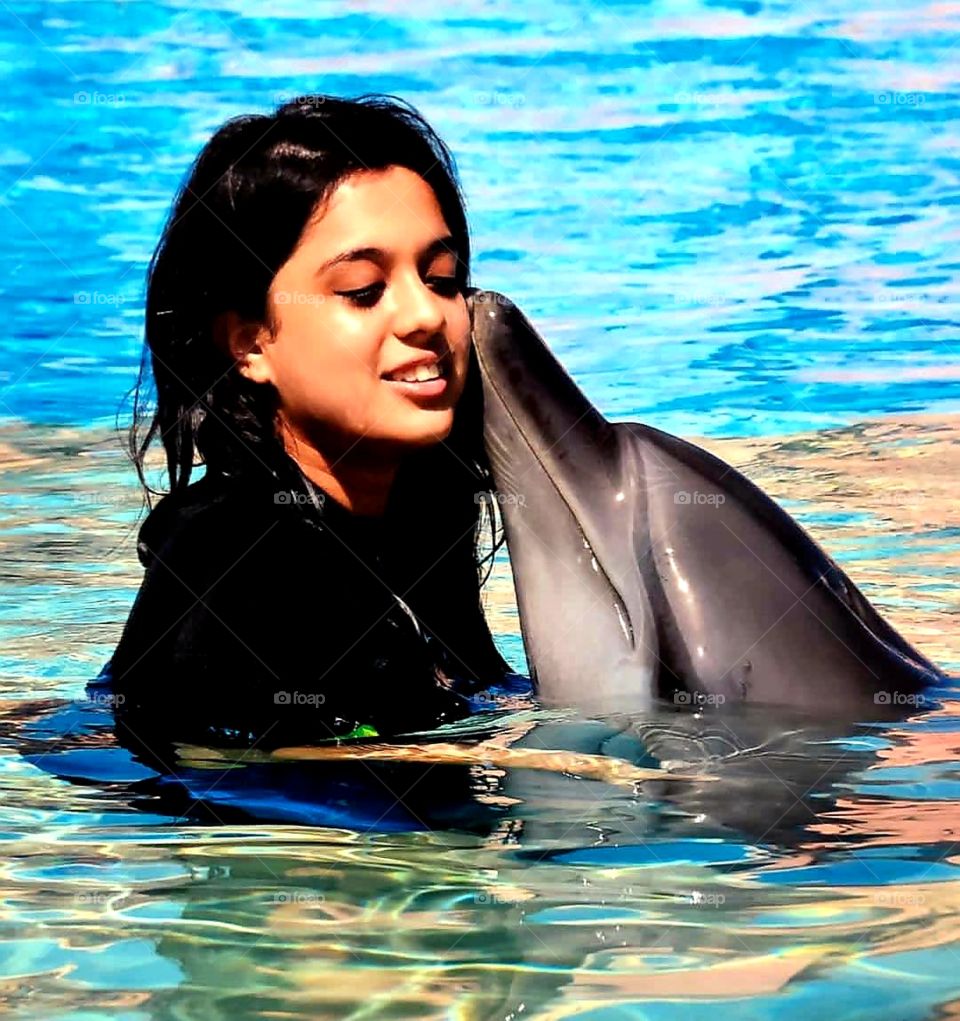 me with dolphin dubai lovely moment